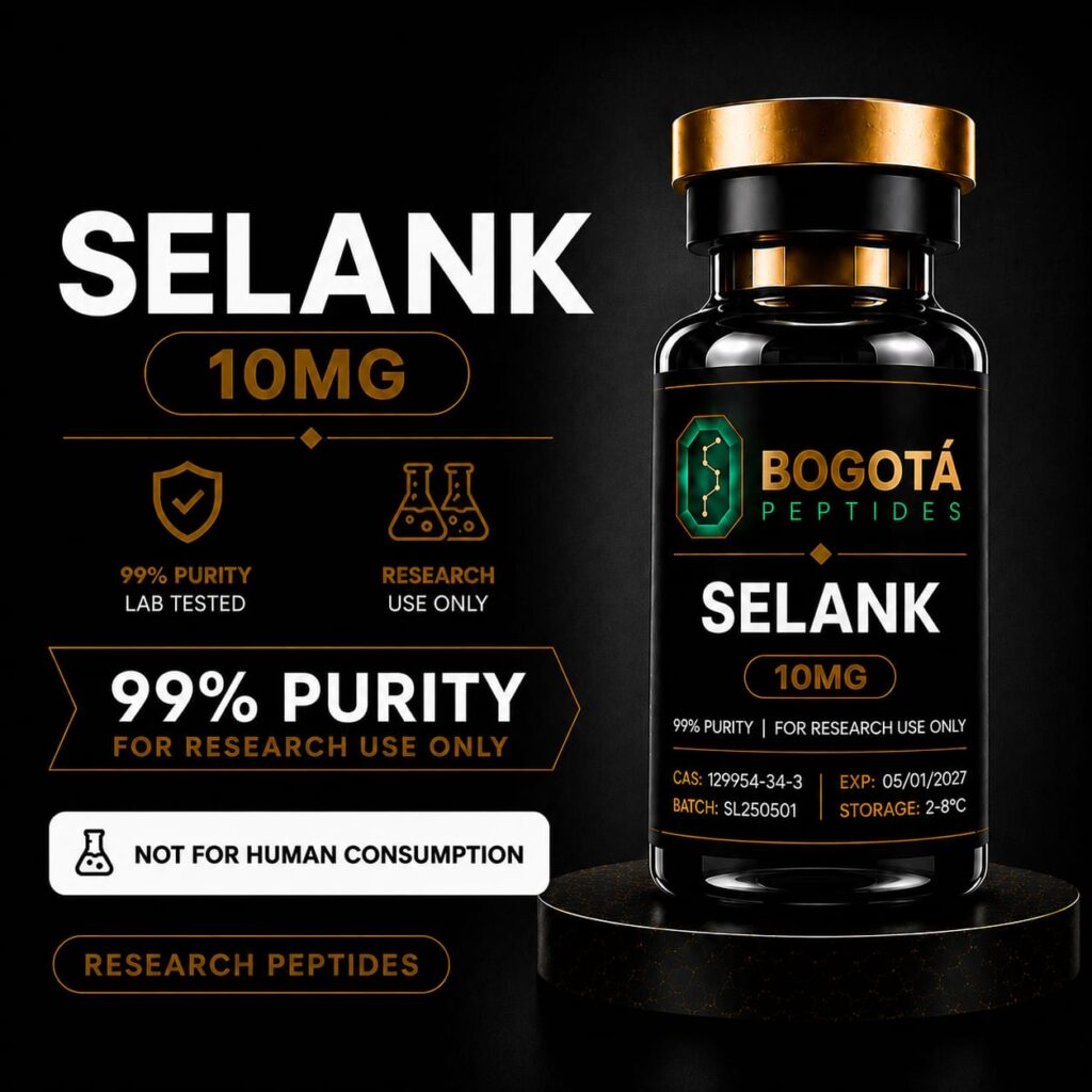 Selank 10mg Colombia Research Peptide | Bogotá Peptides